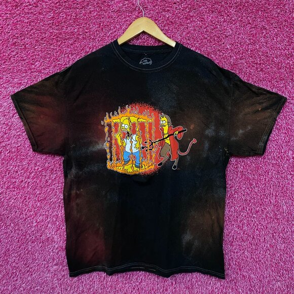 The Simpsons Treehouse of Horror Satan Mr Flanders Tie Dye L - Picture 1 of 4